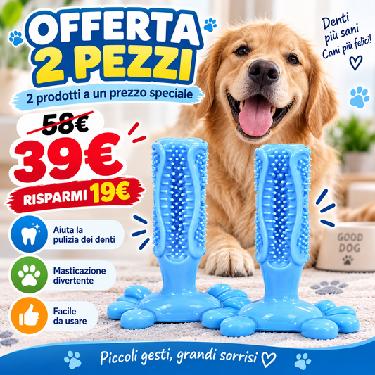 Gioco Dentale da Masticare per Cani 🐶🦷