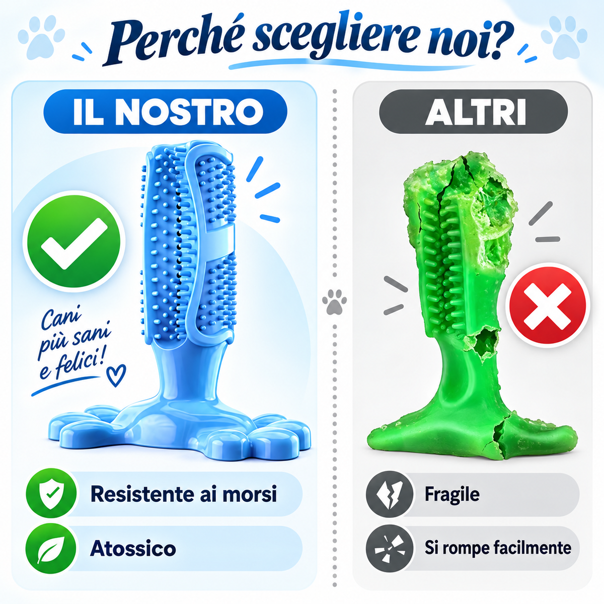 Gioco Dentale da Masticare per Cani 🐶🦷