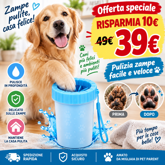 Pulitore per zampe